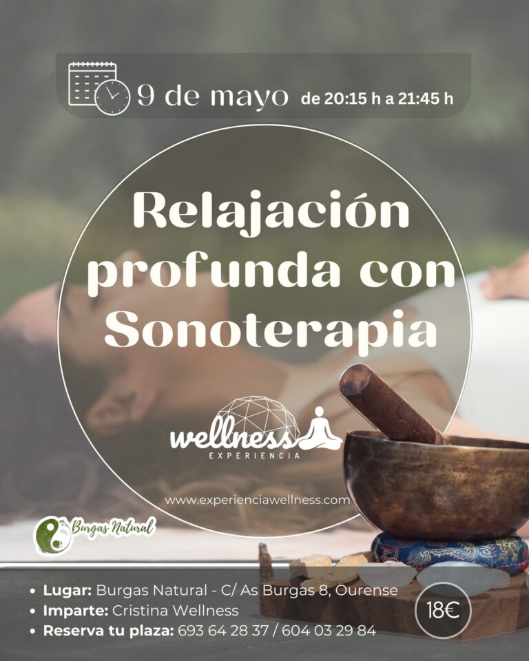 Sumérgete en una experiencia transformadora de relajación profunda con Sonoterapia en Burgas Natural