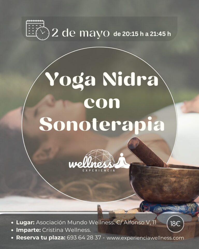 Sesión de Yoga Nidra con Sonoterapia para relajación profunda y bienestar interior en León